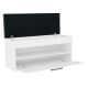 2. Szafka na buty ze schowkiem PARMA 100x35xH49 biel