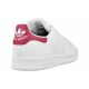 Dziecięce buty lifestyle inspirowane obuwiem tenisowym Stan Smith, kolor biały, skóra naturalna i syntetyczna