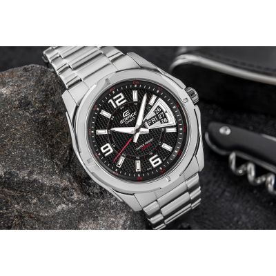 4. Zegarek Męski CASIO EDIFICE EF-129D-1AVEF + BOX