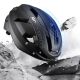 6. Kask rowerowy Rockbros LK-15 z włókna węglowego 58-62 cm - czarny