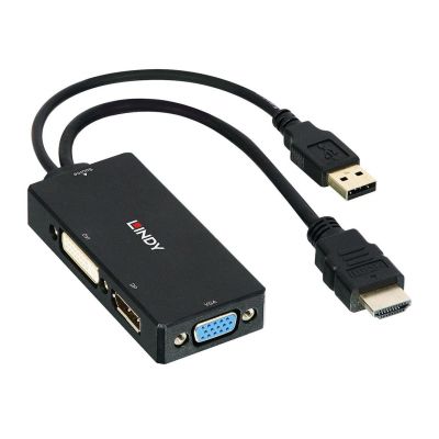 3. Adapter Lindy HDMI na DisplayPort, DVI &