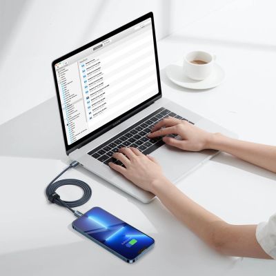 9. Kabel Baseus CAJY000201 Lightning - USB-C PD QC 20W 480Mb/s 1,2m - czarny