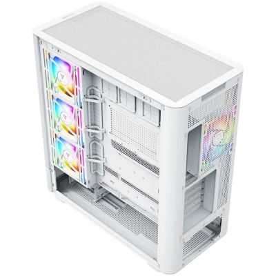 16. MODECOM OBUDOWA VOLCANO AQ 300 ARGB MIDI BIAŁA