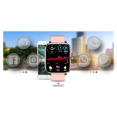4. Smartwatch Giewont Różowy GW230-1