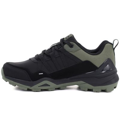 3. Wodoodporne półbuty trekkingowe męskie nadwymiar softshell czarne DK 17920