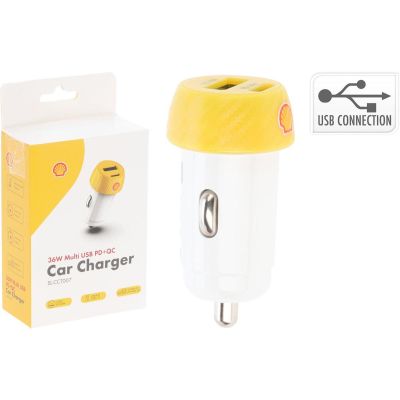 2. ŁADOWARKA SMOCHODOWA MULTI USB PD+QC SHELL