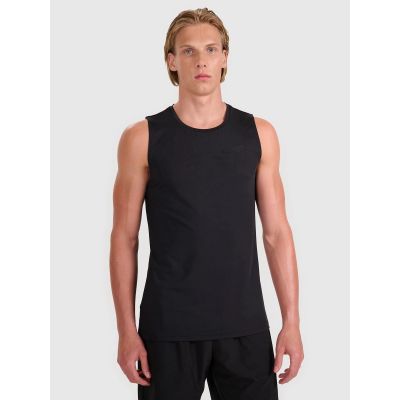 Tank top treningowy szybkoschnący męski 4F 4FWMM00TFSLM0764-20S