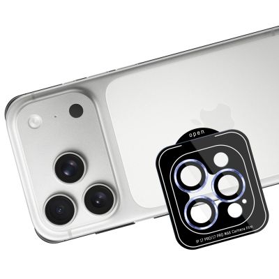 5. Szkło hartowane na obiektyw aparatu 3mk Lens Protection Pro Black na iPhone 18 Pro / 18 Pro Max - jasnoniebieskie