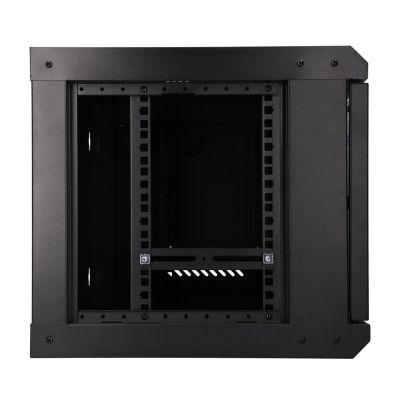 3. Extralink LITE 6U 530X400 WALL-MOUNTED RACKMOUNT CABINET BLACK Stojak wolnostojący/ścienny/podłogowy Czarny