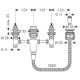 2. Hansgrohe 13244180 bateria łazienkowa