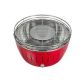 LotusGrill G34 U RD grill Czajnik Węgiel drzewny (paliwo) Czerwony