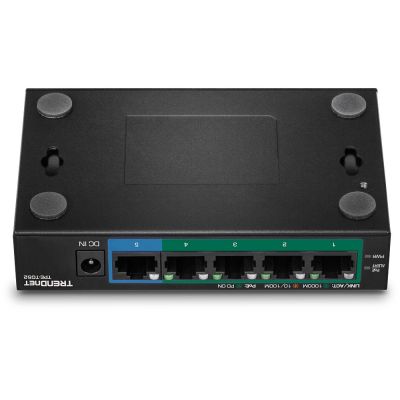 4. TRENDnet Switch  5 Port Gbit PoE+  32W                Metall