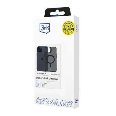 3. Etui 3mk Smoke MagCase z MagSafe na iPhone 15 Plus - półprzezroczyste