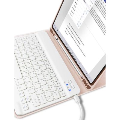 5. Etui Tech-Protect SC Pen + Keyboard z klawiaturą na iPad 10.9" 2022 - różowe