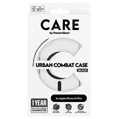 4. Etui CARE by PanzerGlass Flagship Case z MagSafe na iPhone 16 Plus - czarne