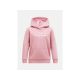 Bluza juniorska PEAK PERFORMANCE Jr Original Small Logo Hood kolor różowy