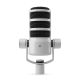 4. RODE PodMic USB White - dynamiczny mikrofon do podcastów