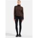 2. Bluza z półgolfem damska Odlo ESSENTIAL THERMAL Mid Layer brązowa