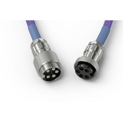 3. Glorious PC Gaming Race Coiled Fioletowy 1,37 m