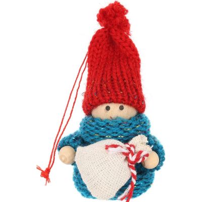 12. LALECZKA DEKORACYJNA Z WORKIEM NIEBIESKA GIRL 7,5CM