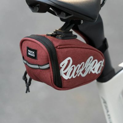 2. Torba rowerowa Rockbros G007 Flash Journey podsiodłowa 0.8 l - czerwona