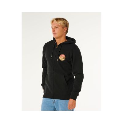 2. Bluza męska RIP CURL Wettie Passage Icon Zip Thru czarna
