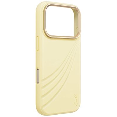 3. Etui UNIQ Coehl Serina Magnetic Charging na iPhone 18 Pro / 17 Pro - żółte