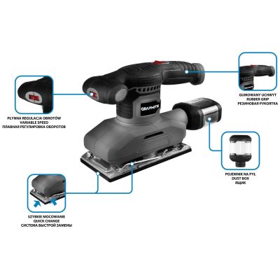 4. Graphite 59G326 polerka/szlifierka do podłóg