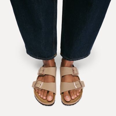 13. Klapki męskie brązowe Birkenstock Arizona Tabacco Brown narrow wąskie (0352203)