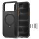 3. Etui Tech-Protect MagAir Stand MagSafe CC na iPhone 18 Pro / 17 Pro - czarne matowe