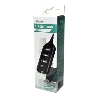 3. VAKOSS HUB USB 2.0 4 PORTY TC-234UX