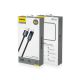 3. Kabel Dudao L7T USB-A - USB-C 66W z wyświetlaczem LED 1m - czarny