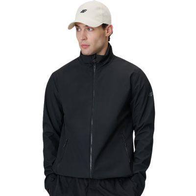 Kurtka męska softshell 4F M548 głęboka czerń 4FWSS26TSOFM548 20S