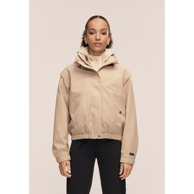 5. Kurtka damska CASALL Scandi Bomber Rain Jacket kolor beżowy