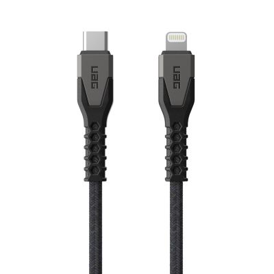 7. Kabel Urban Armor Gear Kevlar - 1,5 m - Błyskawica - USB C - Męski - Męski - Szary