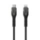 7. Kabel Urban Armor Gear Kevlar - 1,5 m - Błyskawica - USB C - Męski - Męski - Szary