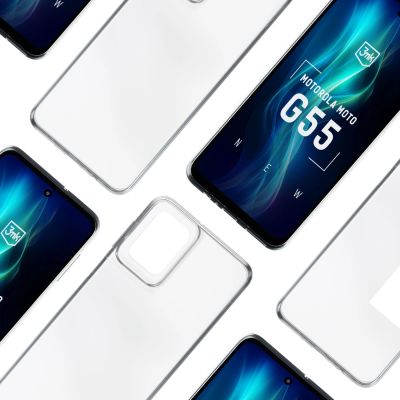 13. Etui 3mk Clear Case na Motorola Moto G55 5G - przezroczyste