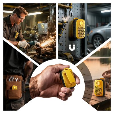 7. Głośnik Bluetooth Joyroom Maya JR-MS03 przenośny z wbudowaną latarką odporny - żółty