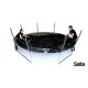 Trampolina Salta Cosmos - 427 cm czarna