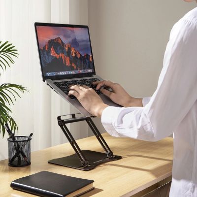 15. Podstawka pod laptopa, tablet Wozinsky WRS-CPY75DSB aluminiowa + Gratis! podstawka do smartfona - czarna
