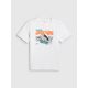 6. T-shirt bawełniany chłopięcy 4F 4FJRSS26TTSHM4171-10S