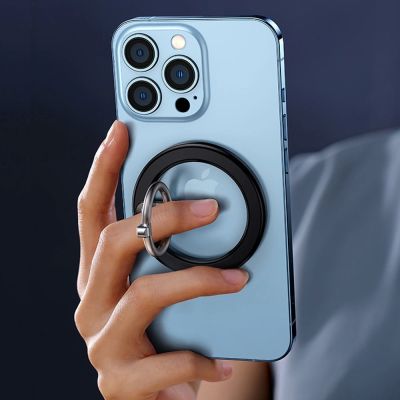 15. Joyroom zestaw wielofunkcyjny magnetyczny uchwyt samochodowy ring podstawka do telefonu czarny (JR-ZS294)