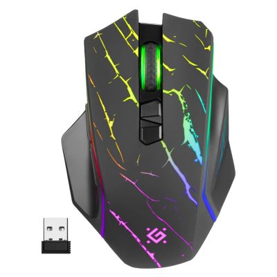 4. DEFENDER MYSZ BEZPRZEWODOWA GM-503 URAN OPTIC RF RGB 3200DPI 8P 52503
