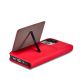 9. Magnet Card Case etui do iPhone 13 Pro pokrowiec portfel na karty kartę podstawka czerwony
