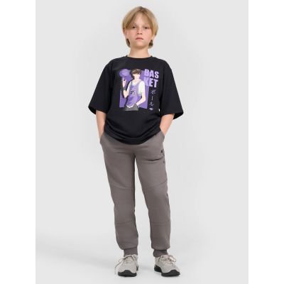 6. Spodnie joggery 4F Jr 4FJRAW25TTROM1663-24S