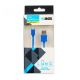 3. Kabel IBOX IKUMTCB (USB 2.0 typu A - USB typu C ; 1m; kolor niebieski)
