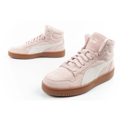 8. Puma buty damskie sportowe Reb-L Mid pudrowy róż za kostkę na zimę