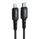 8. Kabel Acefast C4-01 Lightning - USB-C PD 30W 3A 480Mb/s 1,8m - czarny