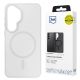 31. Etui 3mk Smoke MagCase na Samsung Galaxy S25 - białe-półprzezroczyste