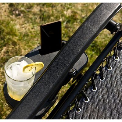 5. LEŻAK OGRODOWY SKŁADANY WIELOFUNKCYJNY 175X52/65X107CM SZARY